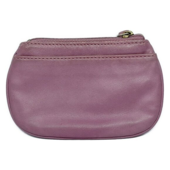 Auth COACH - Pink Leather Pouch - Picture 3 of 5